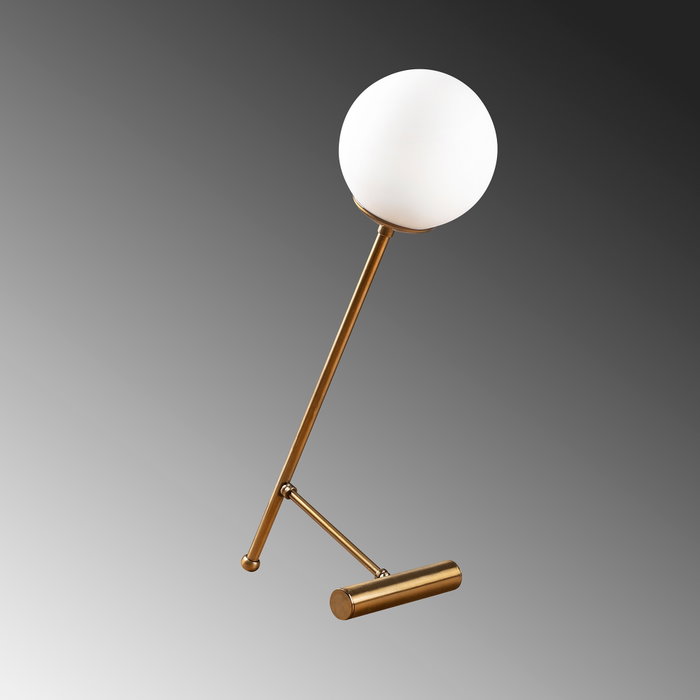 Opviq Golf - 5023 Lámpara de mesa Vintage y Blanco